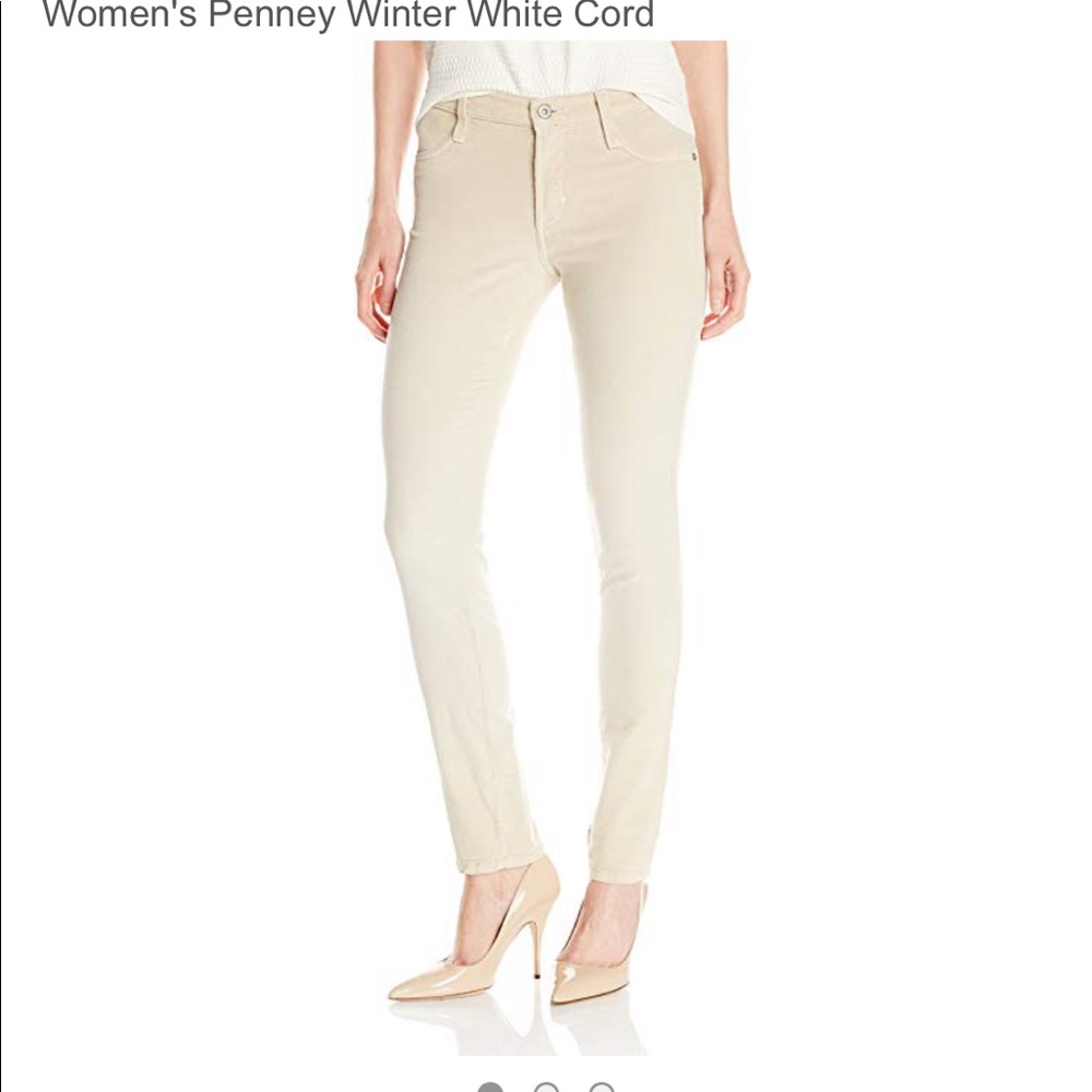 Winter white corduroy pants new with tags!